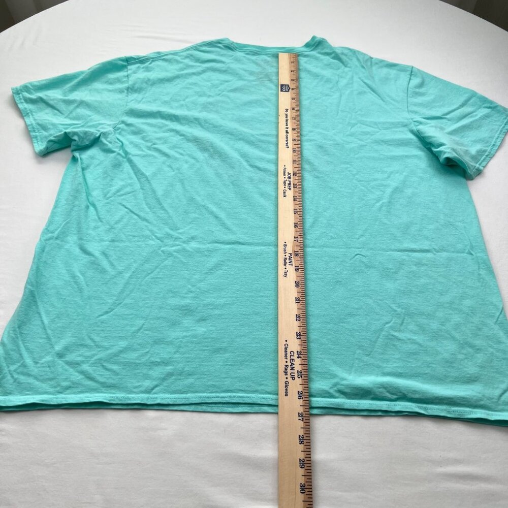 Peanuts Snoopy Hybrid "Ill Do It Tomorrow" Graphic T-Shirt 2XL Teal Short Sleeve - Picture 6 of 7
